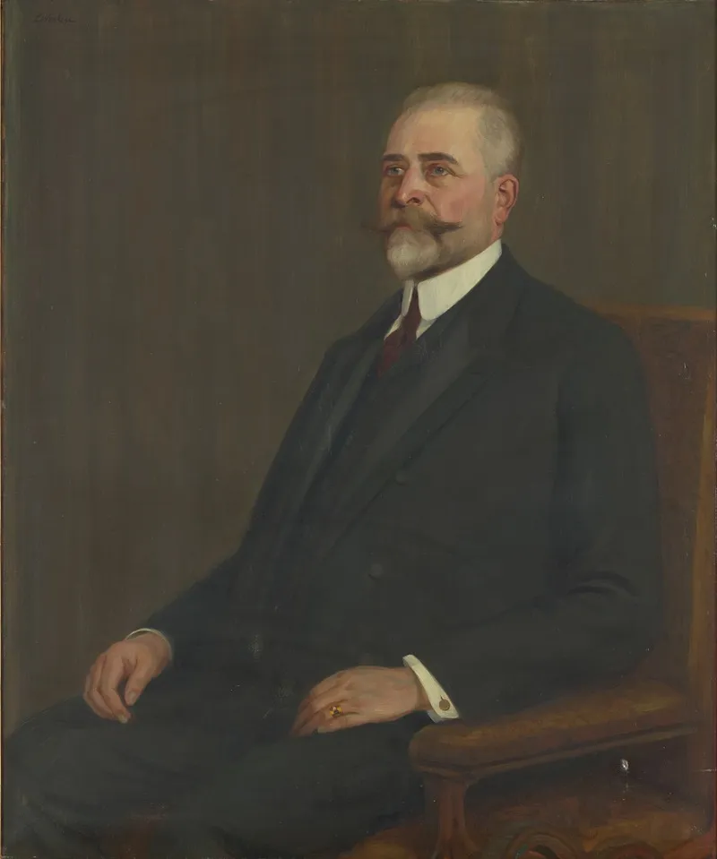 Seine Excellenz Moritz Graf Vetter Von Der Lilie 1901 1907 Prasident Des Abgeordnetenhauses Wall Art by Ludwig Wieden - High-Resolution Digital Print