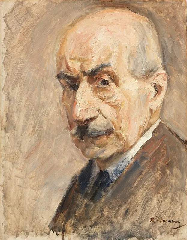 Selbstbildnis 38 Wall Art by Max Liebermann - High-Resolution Digital Print