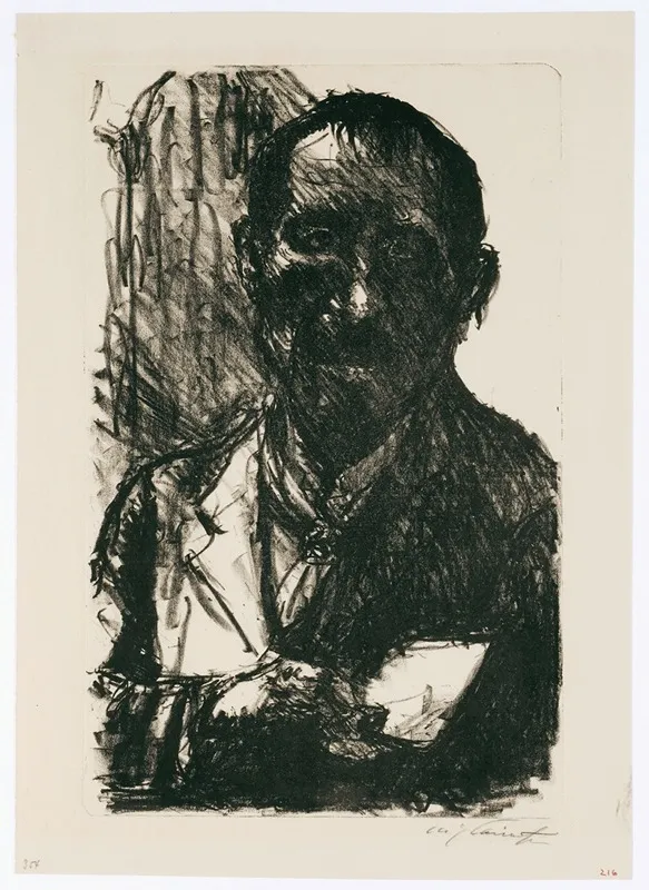 Selbstbildnis 4 Wall Art by Lovis Corinth - High-Resolution Digital Print