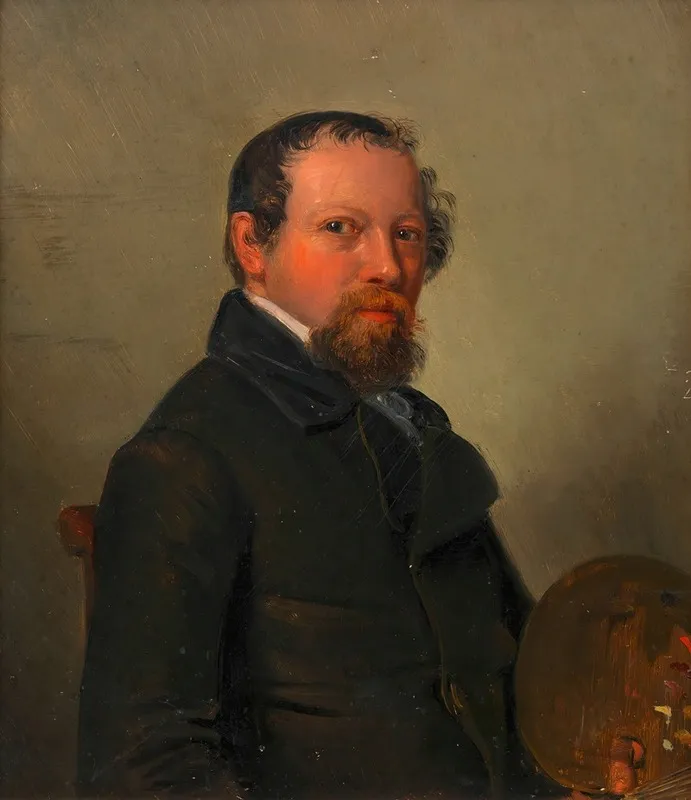 Selbstbildnis Alexander Clarot Wall Art by Alexander Clarot - High-Resolution Digital Print