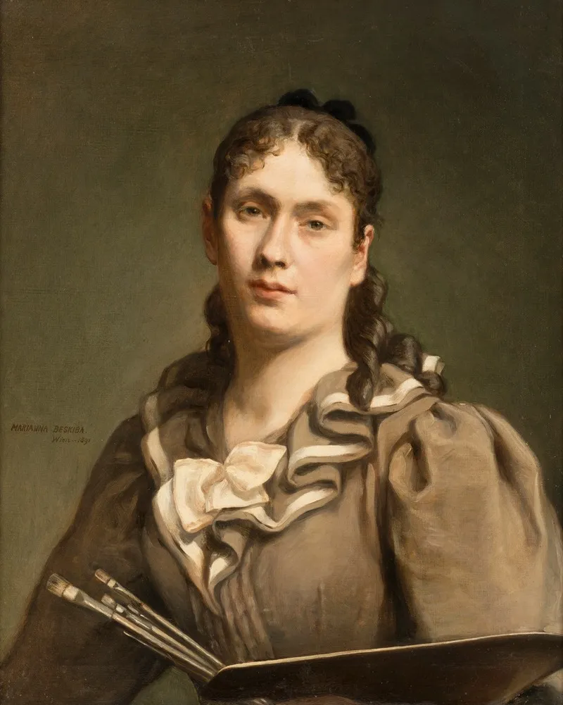 Selbstbildnis Maria Beskiba