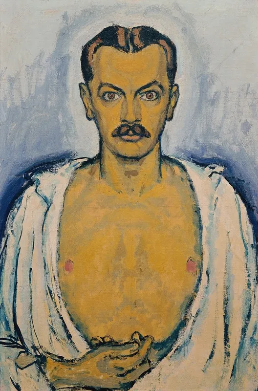 Selbstportrat 19 Wall Art by Koloman Moser - High-Resolution Digital Print