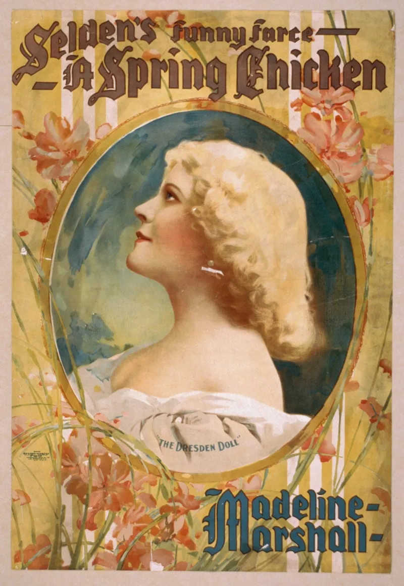 Seldens Funny Farce A Spring Chicken Wall Art by Anonymous - High-Resolution Digital Print