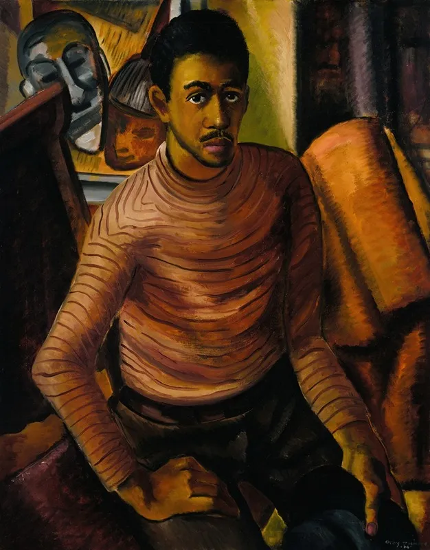 Self Portrait 168 Wall Art by Malvin Gray Johnson - High-Resolution Digital Print