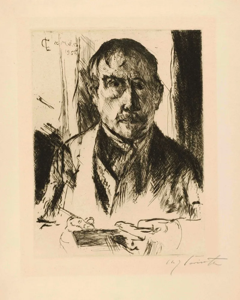Self Portrait 181 Wall Art by Lovis Corinth - High-Resolution Digital Print