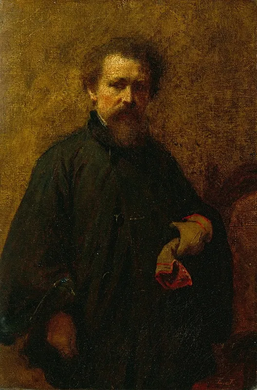 Self Portrait 183 Wall Art by Eastman Johnson - High-Resolution Digital Print