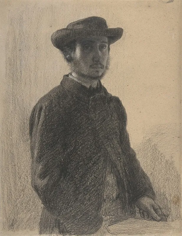 Self Portrait 262 Wall Art by Edgar Degas - High-Resolution Digital Print