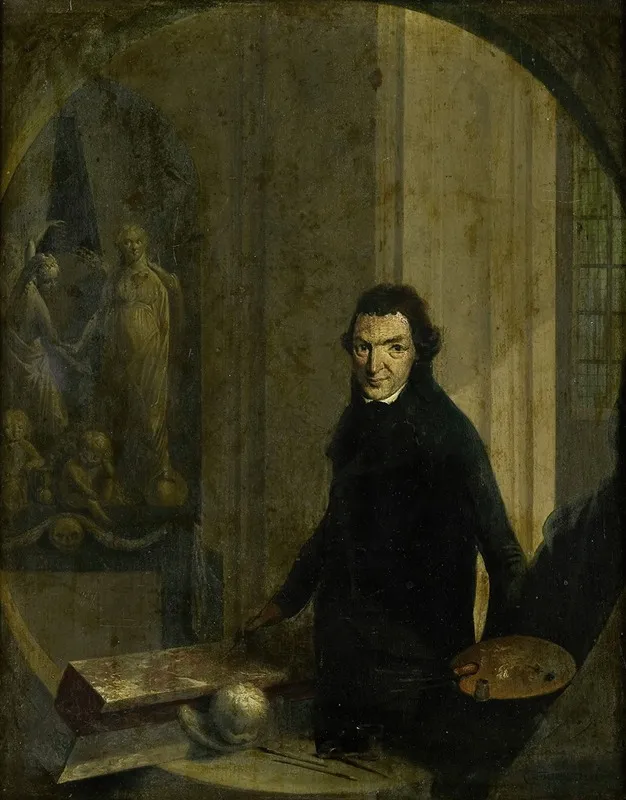 Self Portrait 329 Wall Art by Christoffel Frederik Franck - High-Resolution Digital Print