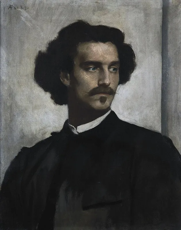 Self Portrait 373 Wall Art by Anselm Feuerbach - High-Resolution Digital Print