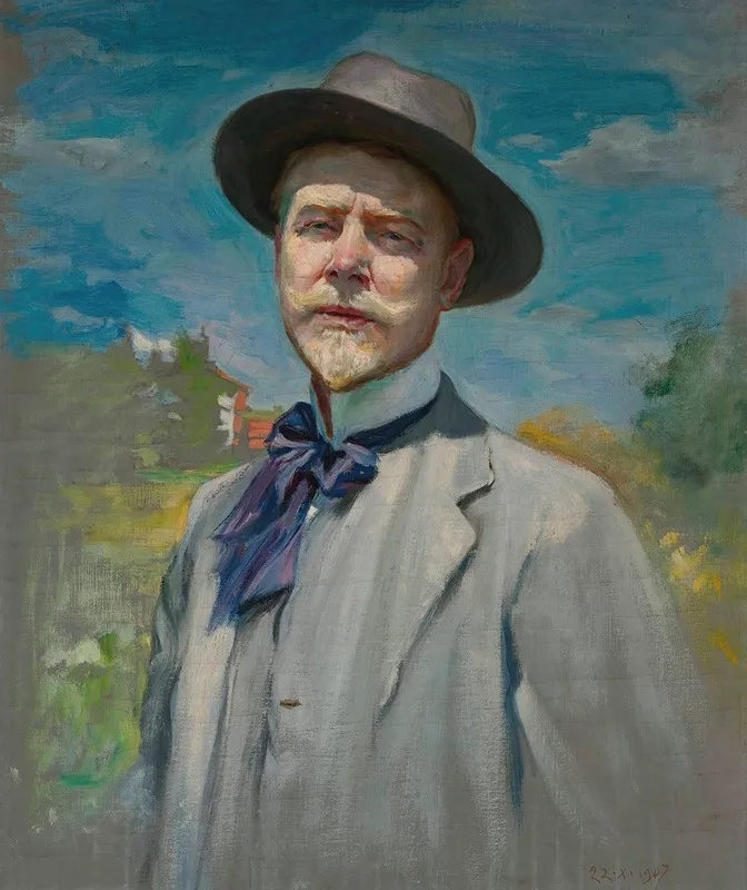Self Portrait 425 Wall Art by Kazimierz Mordasewicz - High-Resolution Digital Print