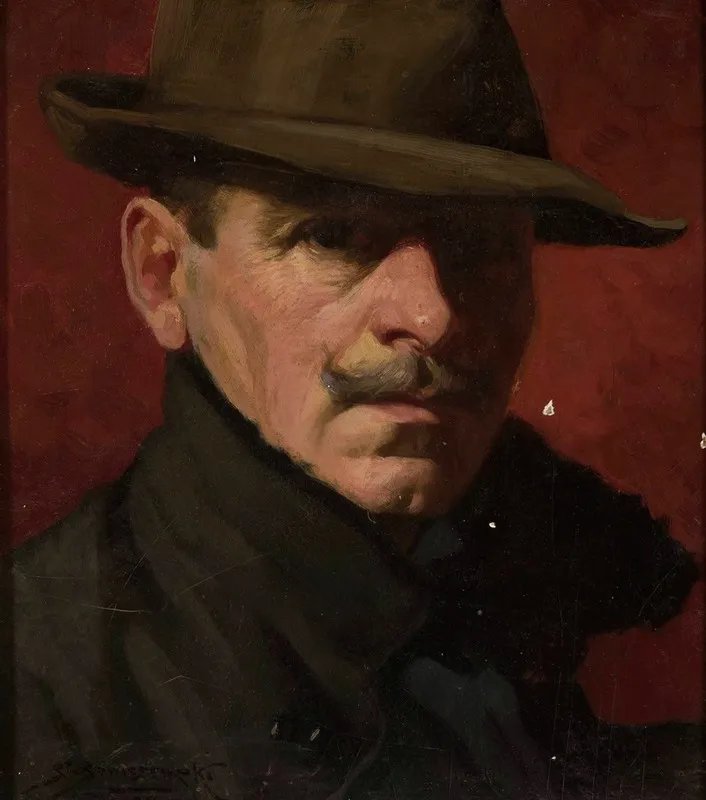 Self Portrait 492 Wall Art by Stanisław Sawiczewski - High-Resolution Digital Print