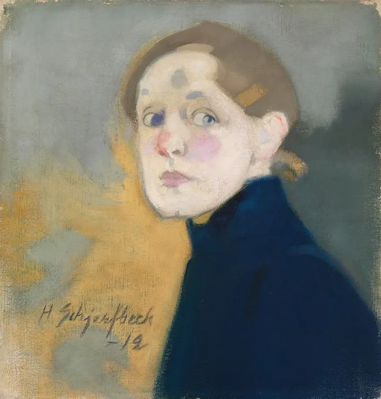 Self Portrait 49 Wall Art by Helene Schjerfbeck - High-Resolution Digital Print