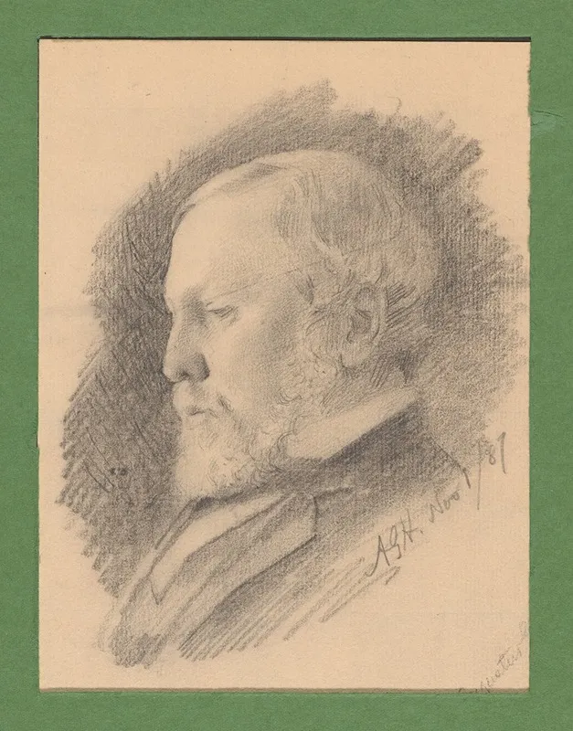 Self Portrait 539 Wall Art by Augustus Goodyear Heaton - High-Resolution Digital Print