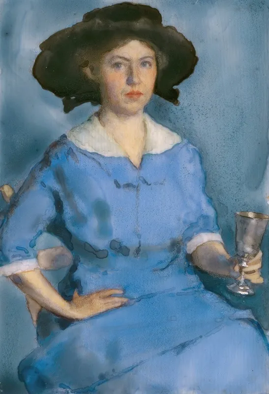 Self Portrait 559 Wall Art by Lucy May Stanton - High-Resolution Digital Print