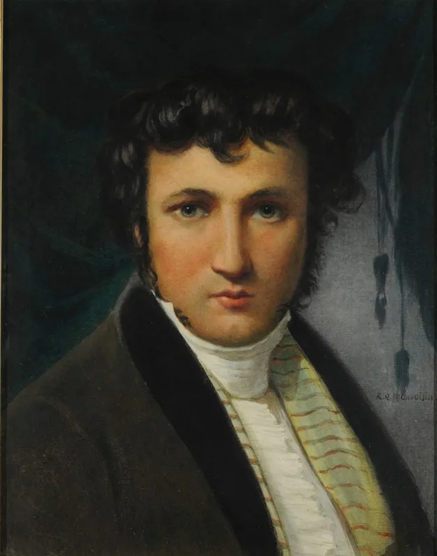 Self Portrait 571 Wall Art by Raymond Monvoisin - High-Resolution Digital Print