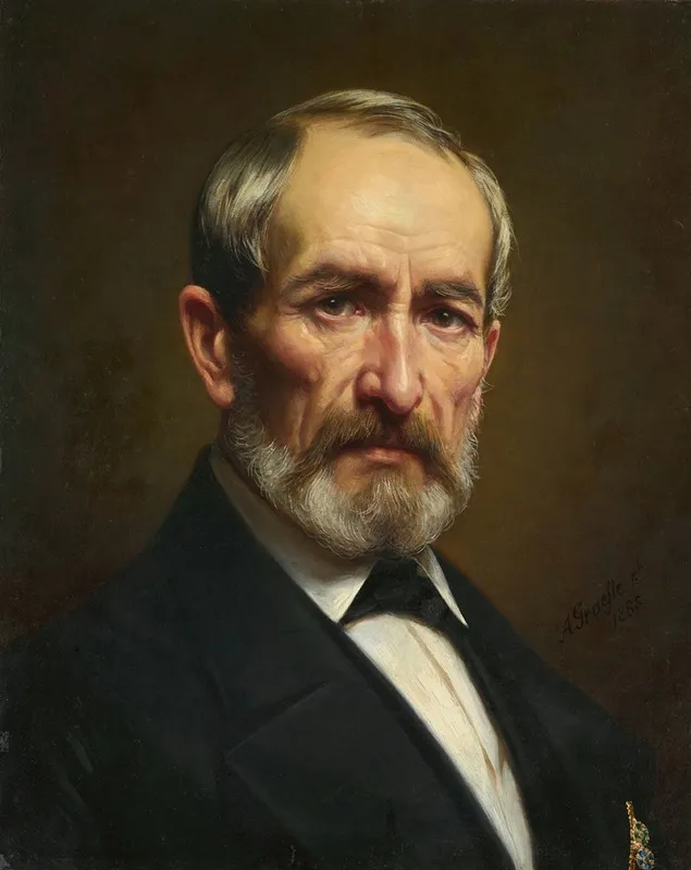 Self Portrait 597 Wall Art by Albert Gräfle - High-Resolution Digital Print