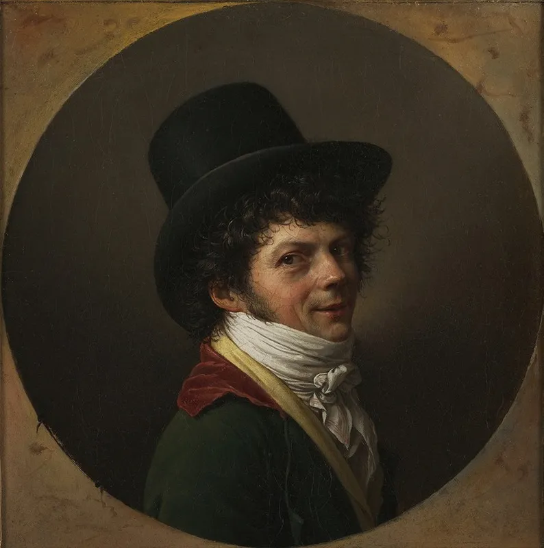 Self Portrait 601 Wall Art by Jean-Baptiste Wicar - High-Resolution Digital Print