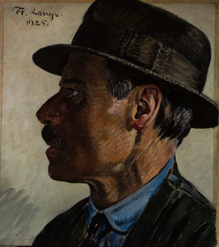 Self Portrait 612 Wall Art by Frederik Lange - High-Resolution Digital Print