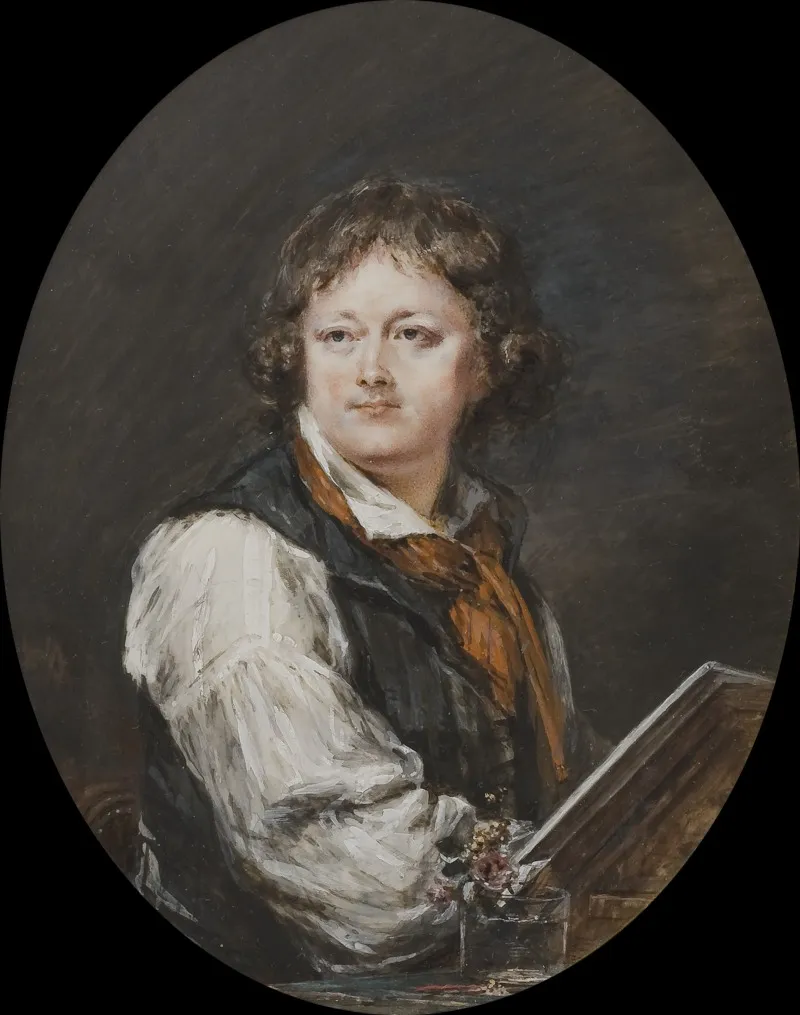 Self Portrait 676 Wall Art by Peter Adolf Hall - High-Resolution Digital Print
