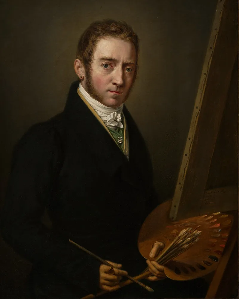 Self Portrait 694 Wall Art by Josef August Stark - High-Resolution Digital Print
