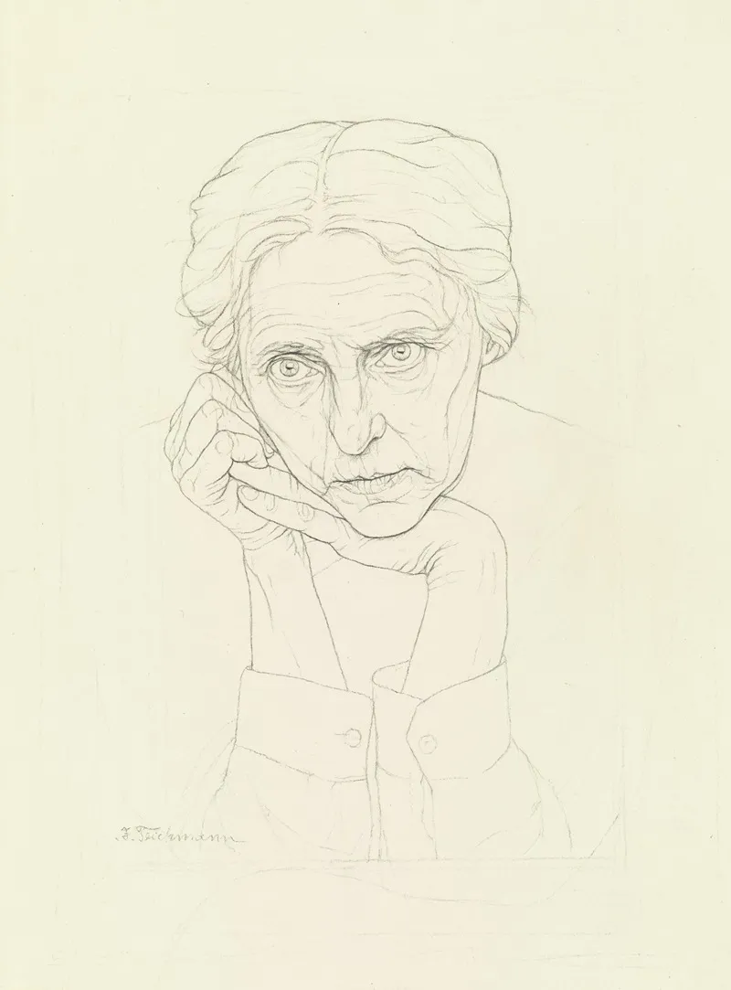 Self Portrait 714 Wall Art by Ida Teichmann - High-Resolution Digital Print