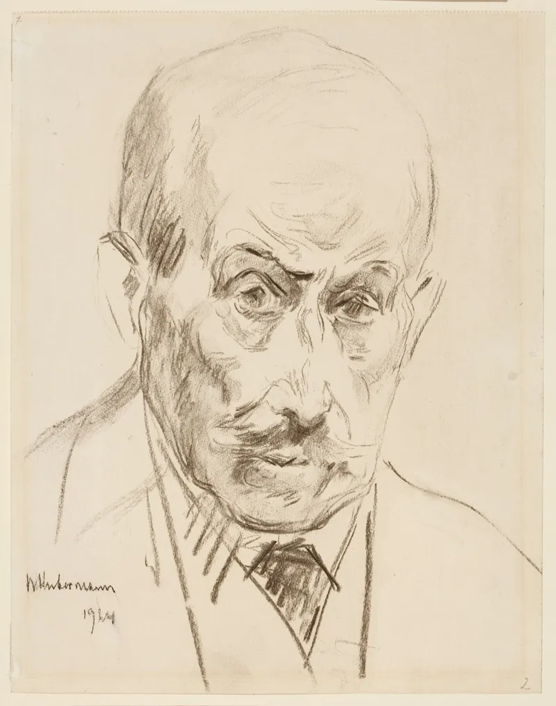 Self Portrait 721 Wall Art by Max Liebermann - High-Resolution Digital Print