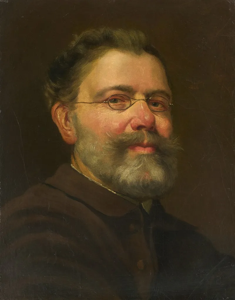 Self Portrait 764 Wall Art by Julius Siegfried Uetz - High-Resolution Digital Print