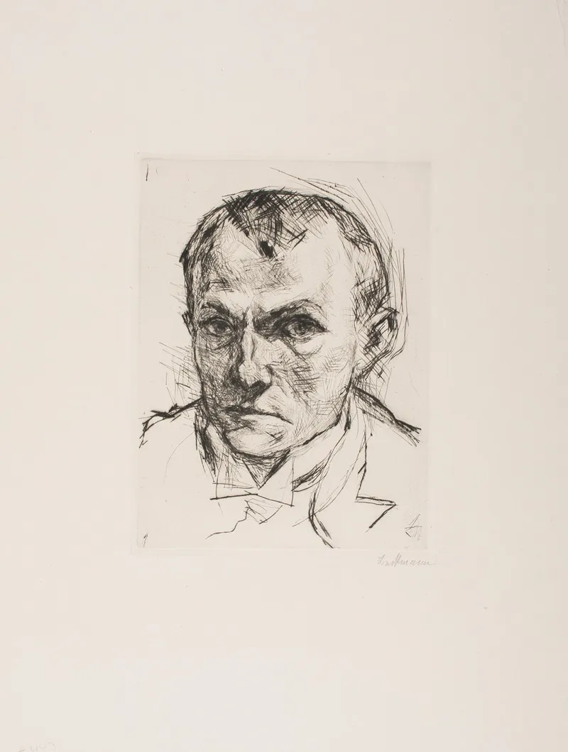 Self Portrait 786 Wall Art by Max Beckmann - High-Resolution Digital Print