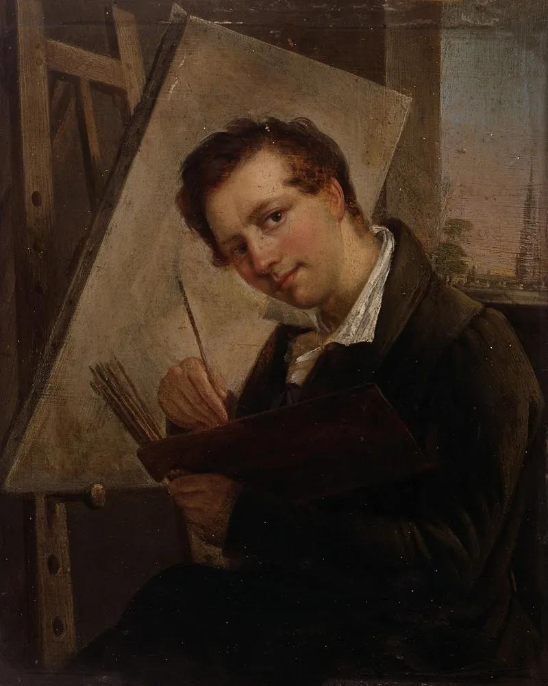 Self Portrait 890 Wall Art by Charles Picqué - High-Resolution Digital Print