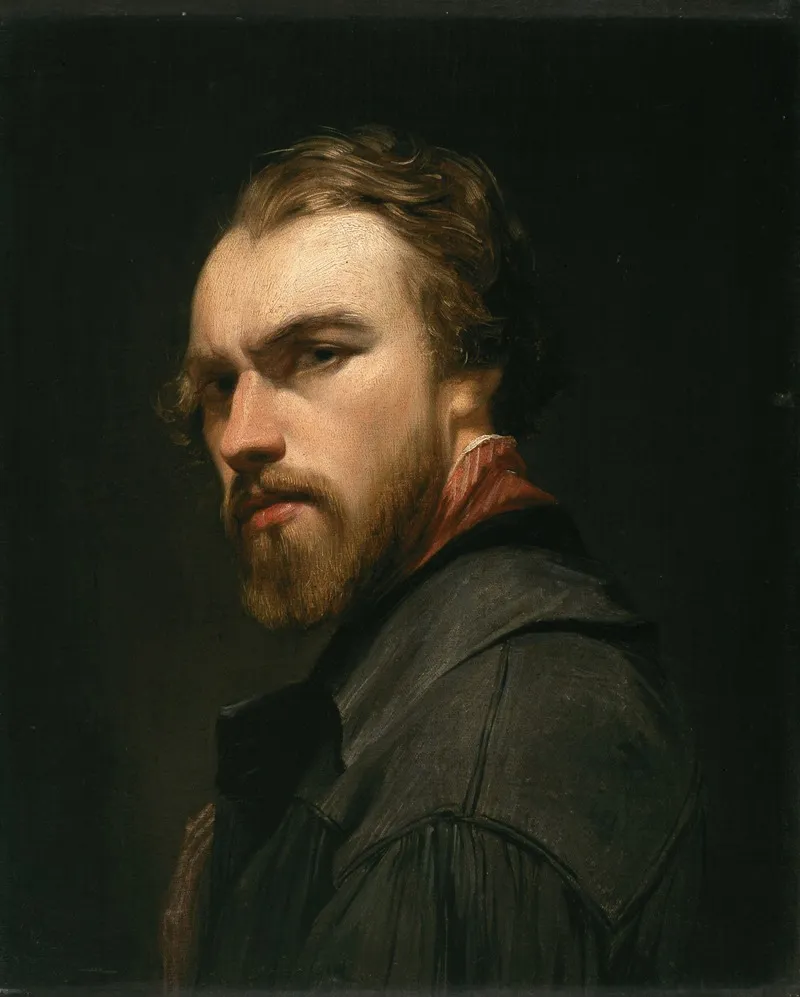 Self Portrait 901 Wall Art by Théodore-Joseph Canneel - High-Resolution Digital Print