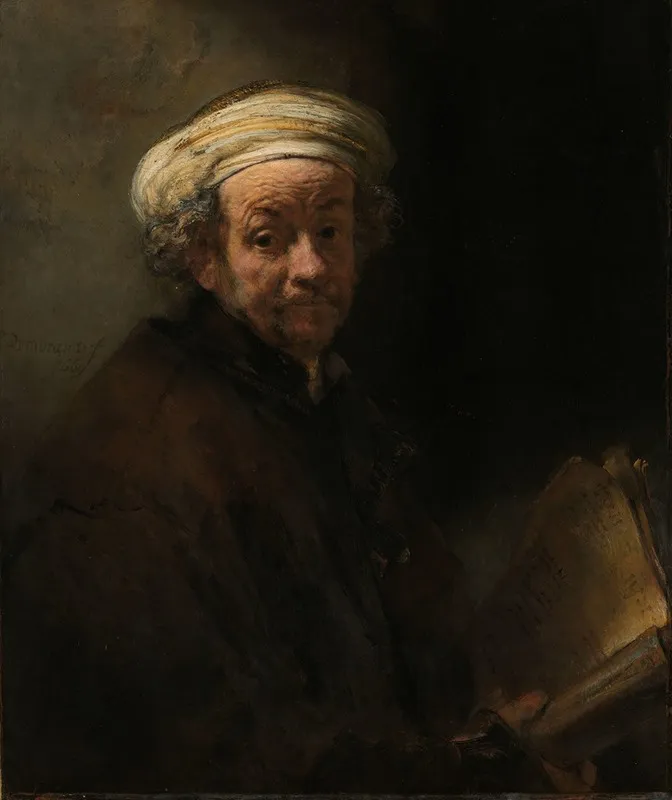 Self Portrait As The Apostle Paul Wall Art by Rembrandt van Rijn - High-Resolution Digital Print