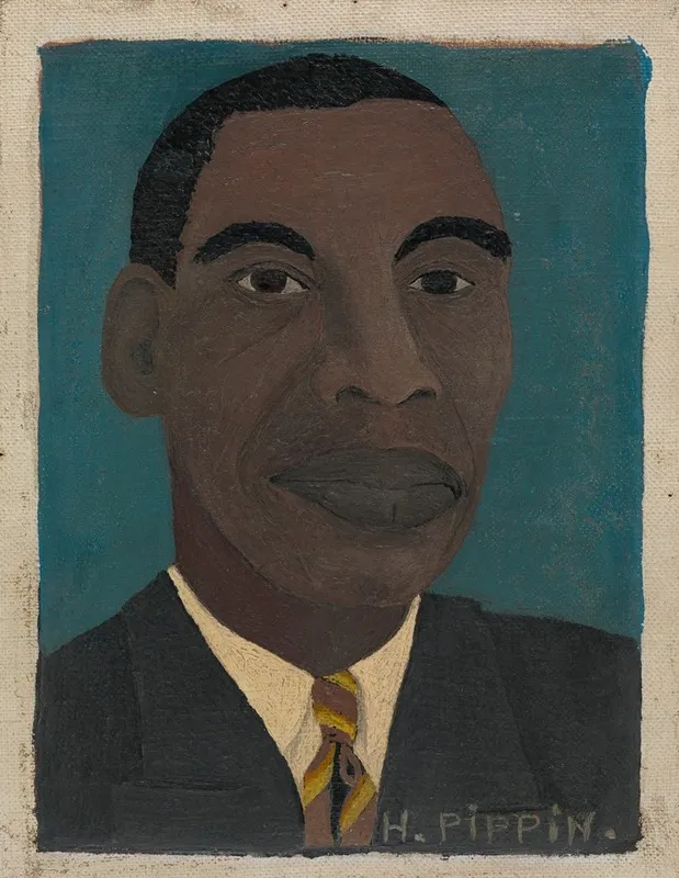 Self Portrait Ii Wall Art by Horace Pippin - High-Resolution Digital Print