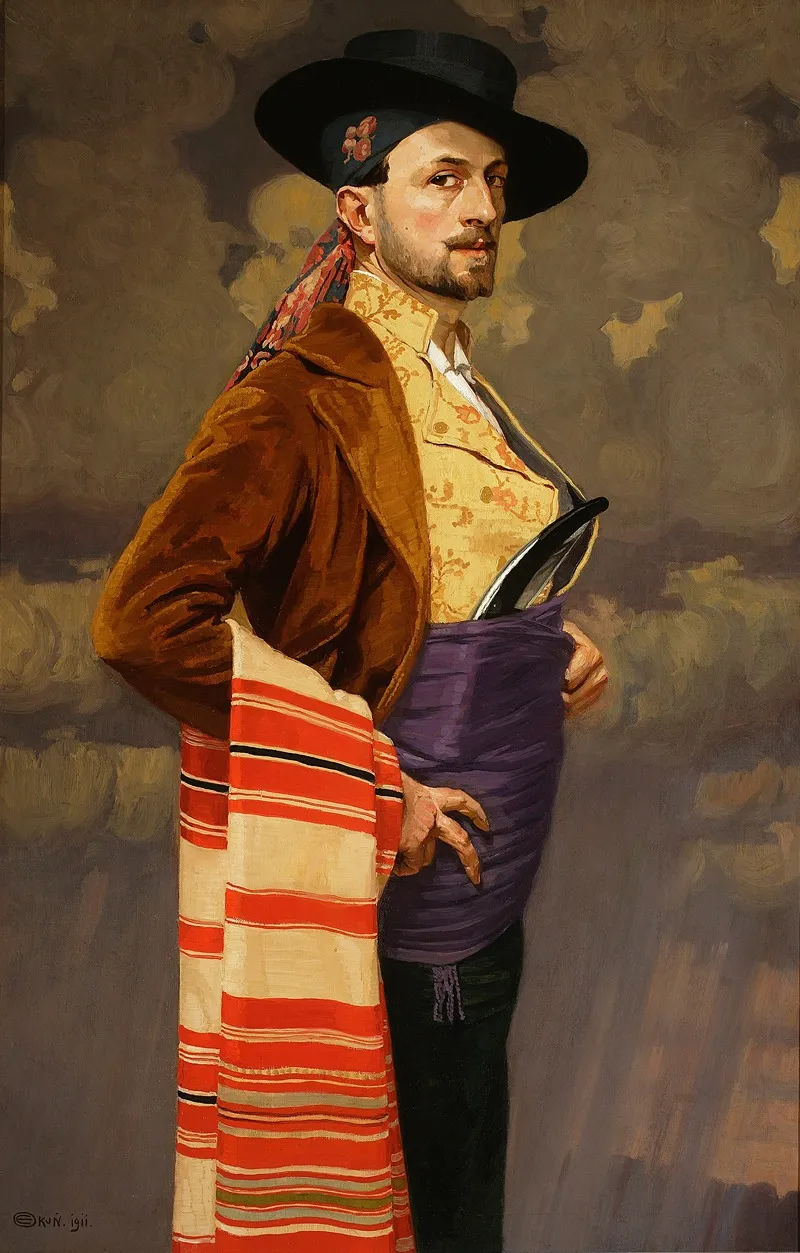 Self Portrait In A Spanish Costume