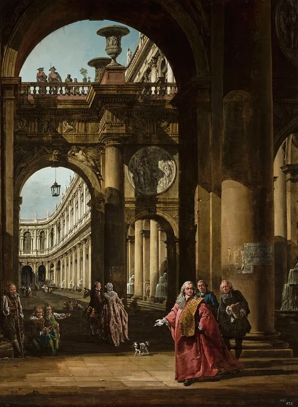 Self Portrait In The Attire Of The Venetian Procurator