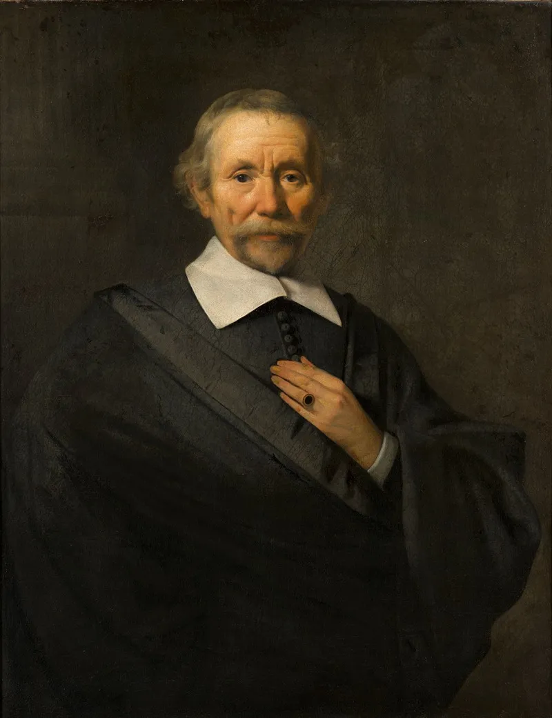 Self Portrait Of Caesar Van Everdingen Wall Art by Caesar Van Everdingen - High-Resolution Digital Print