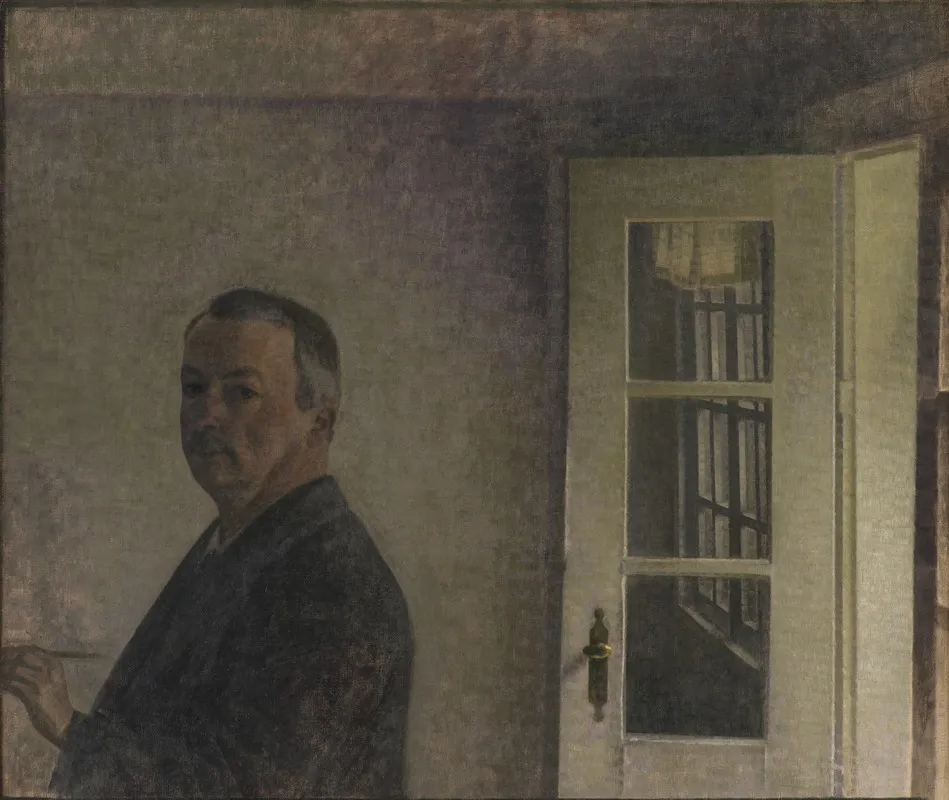 Self Portrait The Cottage Spurveskjul At Sorgenfri North Of Copenhagen