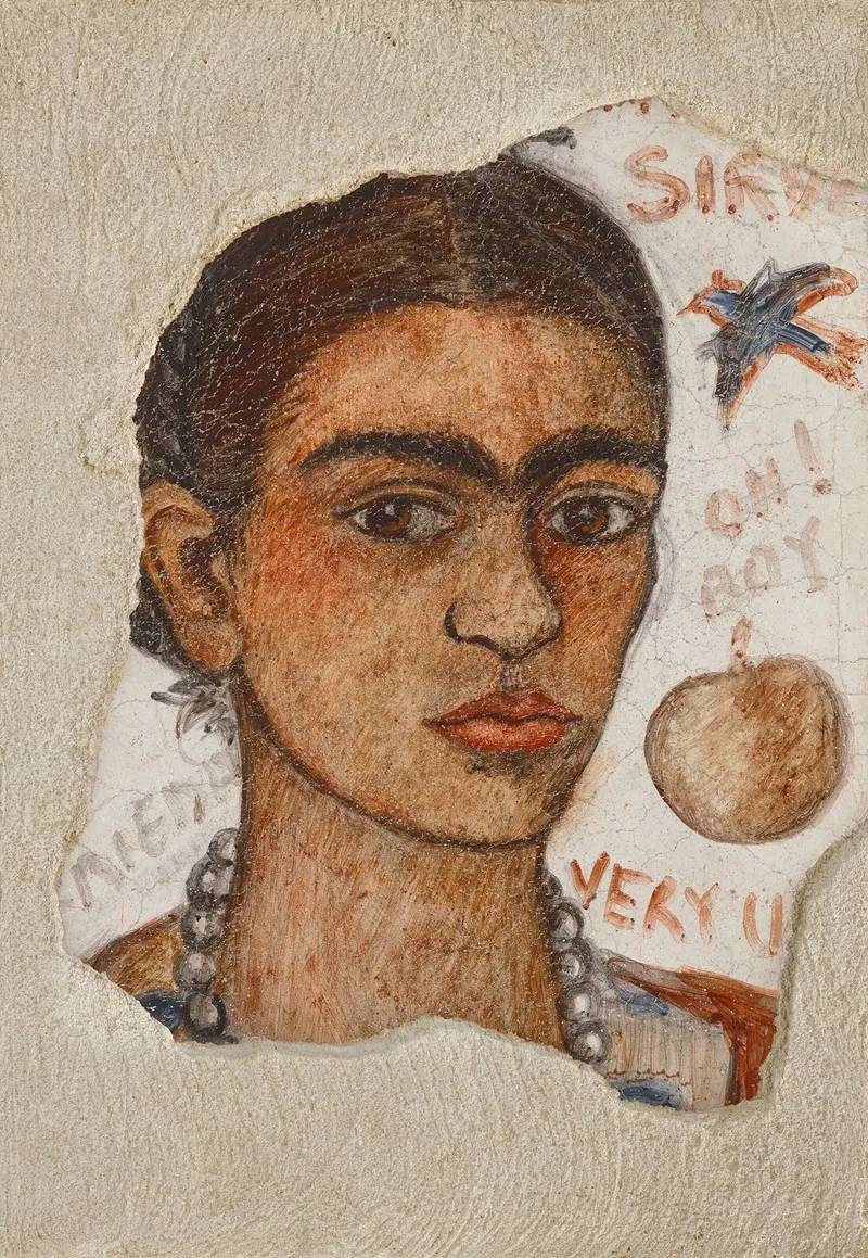 Self Portrait Very Ugly Wall Art by Frida Kahlo - High-Resolution Digital Print