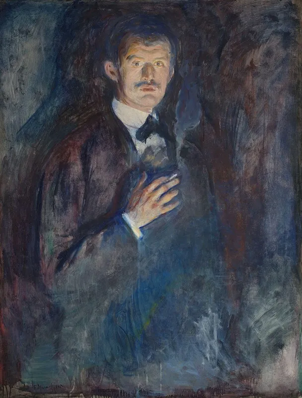 Self Portrait With Cigarette 2