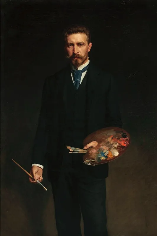 Self Portrait With Palette 10