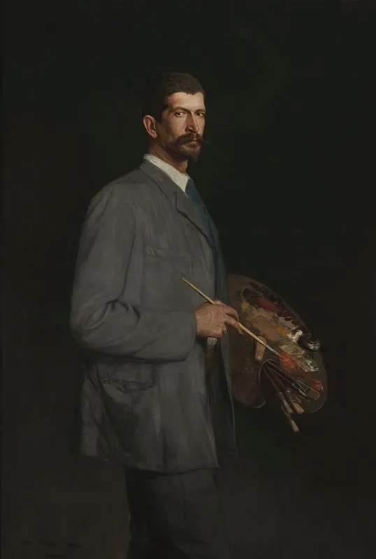 Self Portrait With Palette 8