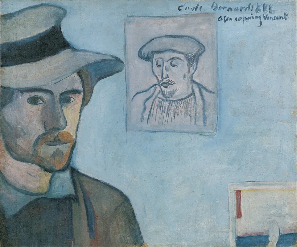 Self Portrait With Portrait Of Gauguin