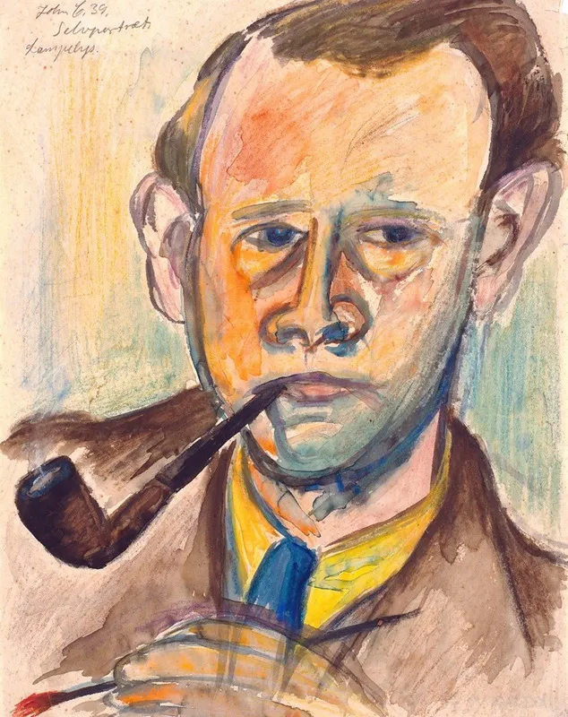 Selvportraet I Lampelys