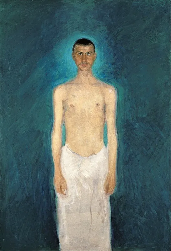 Semi Nude Self Portrait