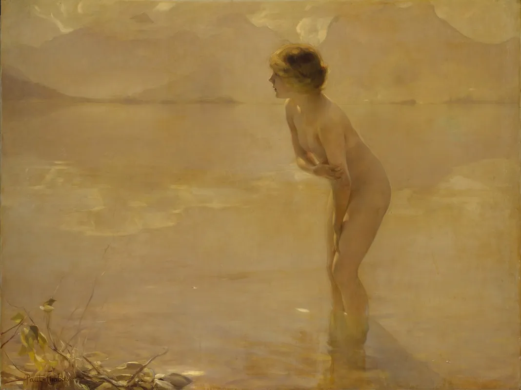 September Morn Wall Art by Paul Émile Chabas - High-Resolution Digital Print