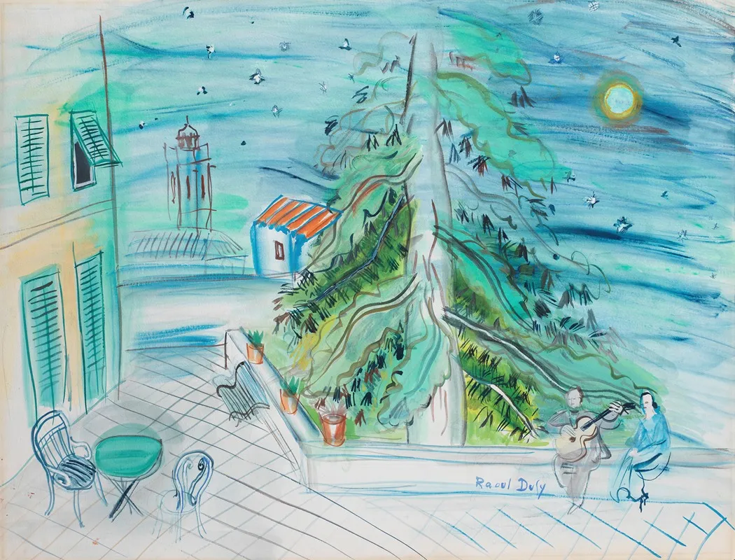 Serenade A Caldas Wall Art by Raoul Dufy - High-Resolution Digital Print
