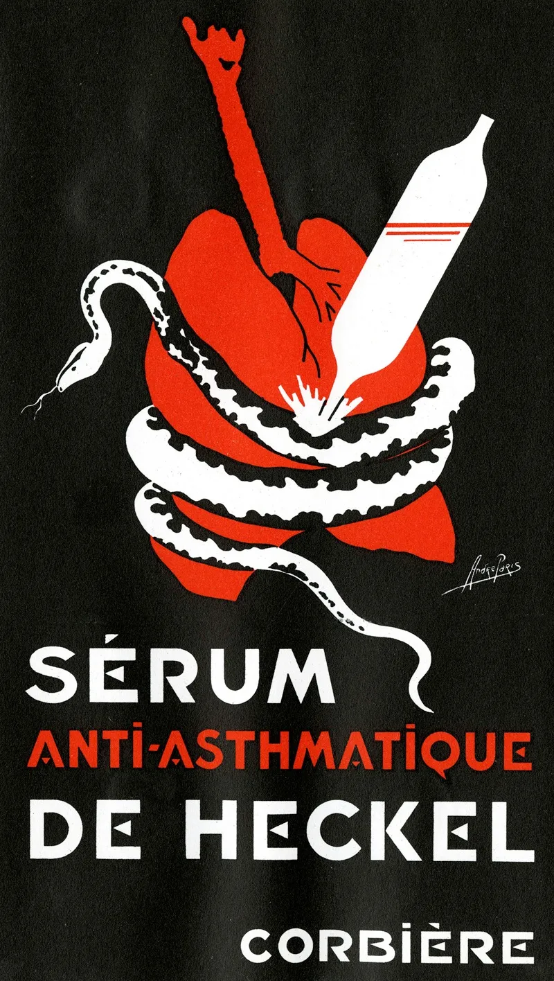 Serum Anti Asthmatique De Heckel 4 Wall Art by Laboratoires pharmaceutiques Corbière - High-Resolution Digital Print