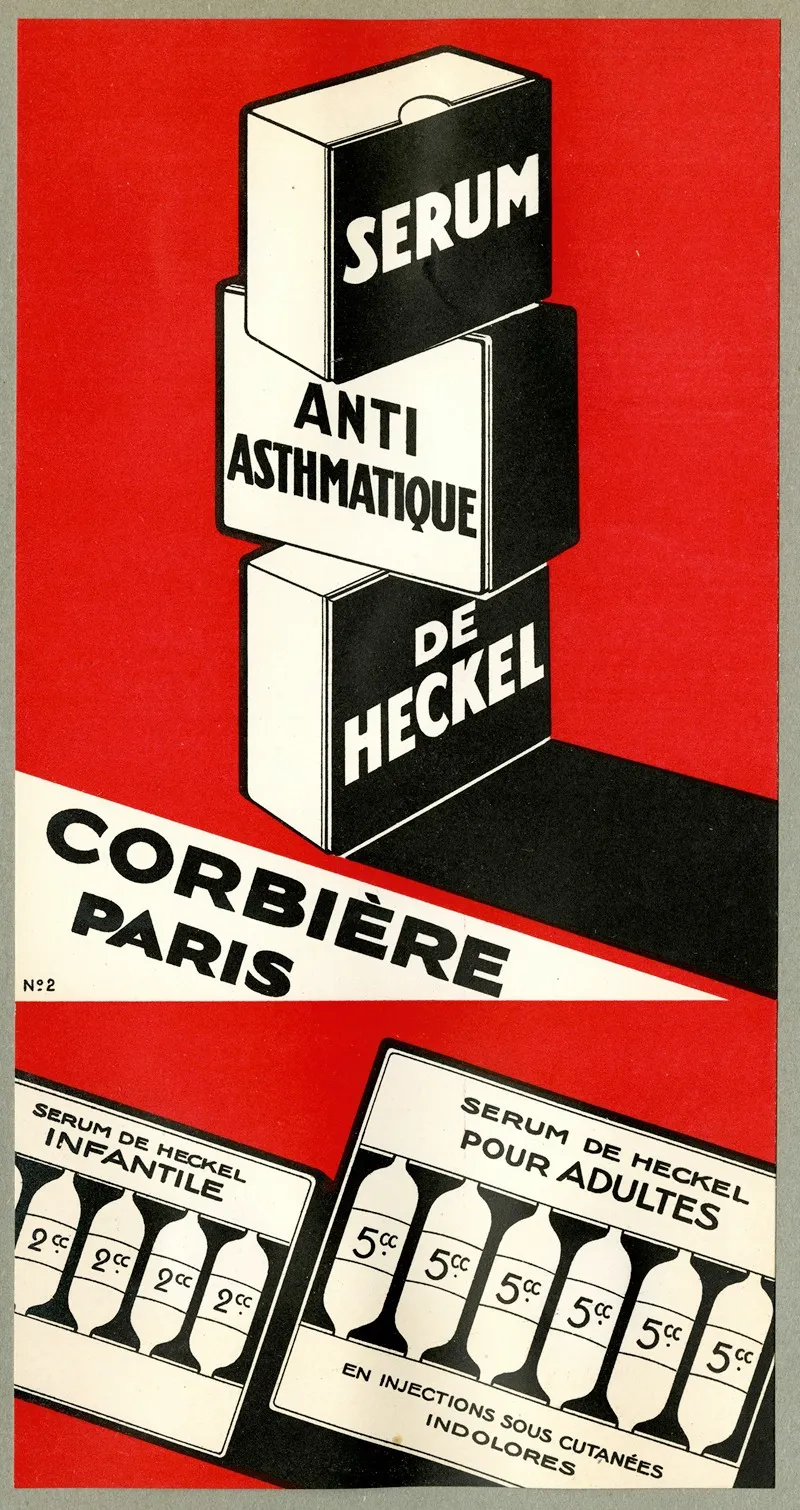 Serum Anti Asthmatique De Heckel Wall Art by Laboratoires pharmaceutiques Corbière - High-Resolution Digital Print