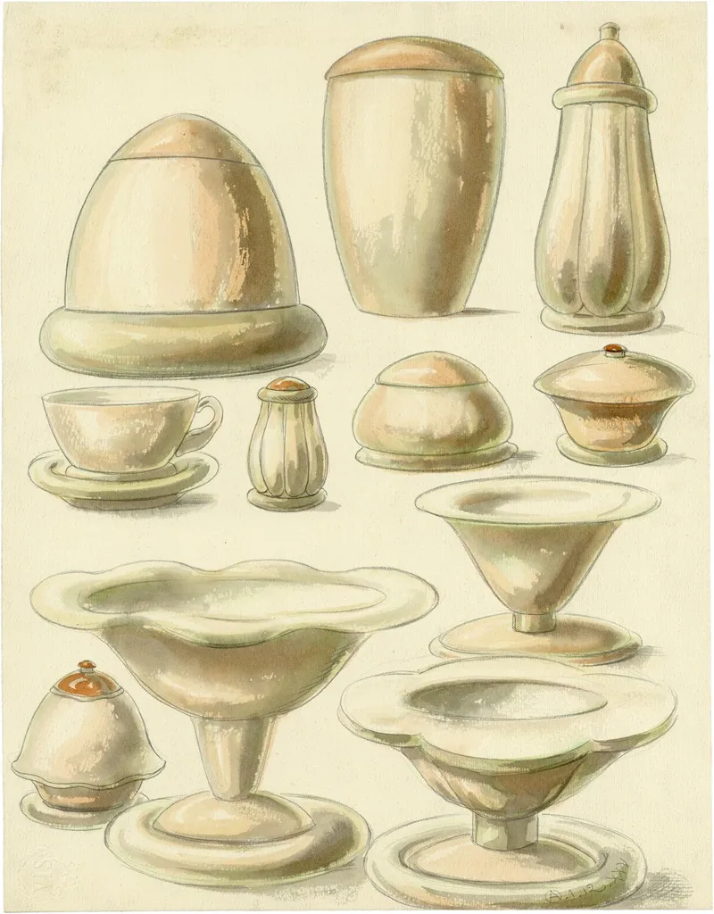 Servies Wall Art by Alfred Ost - High-Resolution Digital Print
