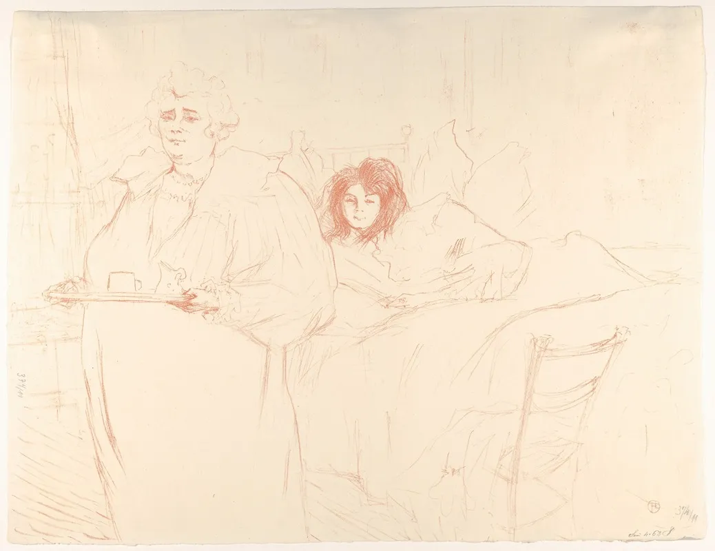 Serving Breakfast Madame Baron And Mademoiselle Popo