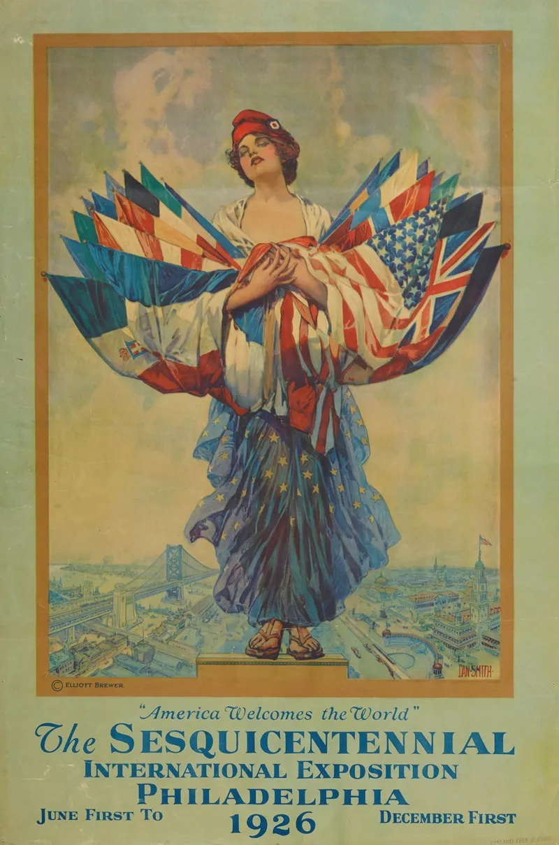 Sesquicentennial International Exposition 3 Wall Art by Dan Smith - High-Resolution Digital Print